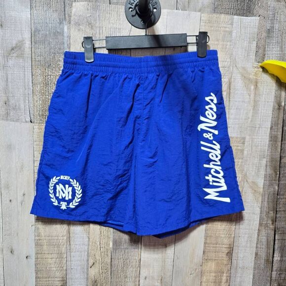 Mitchell & Ness Other - Mitchell & Ness Branded Team Essentials Nylon Shorts NWT Blue